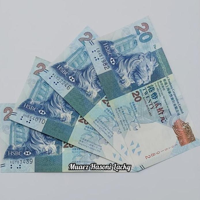 Koleksi Hongkong Dolar Pecahan 20 HSBC Dolar Limited