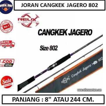 Joran Cangkek Jagero 802 Relix Nusantara - ALAT PANCING - AKSESORIS