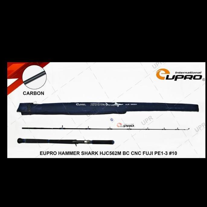 joran eupro hammershark 562 165 cm joran jigging tanduk overhead