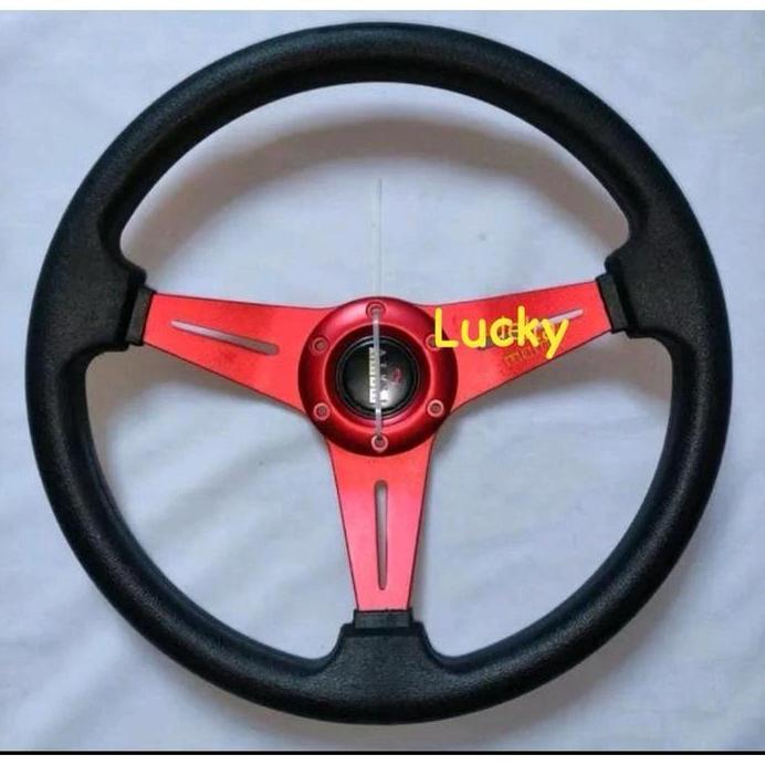 Steer Stir Recing ukuran 14inch Semi celong stir 14in Car