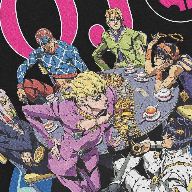 Kaos Jojos Bizarre Adventure Anime T-shirt