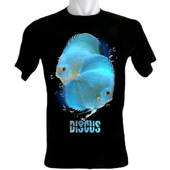 DB127 - KAOS IKAN DISCUS GAMBAR DEPAN