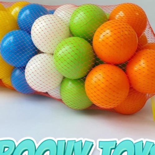 Bola Mandi Anak Plastik Warna Warni / Mandi Bola - Bola Jaring Bl1 50