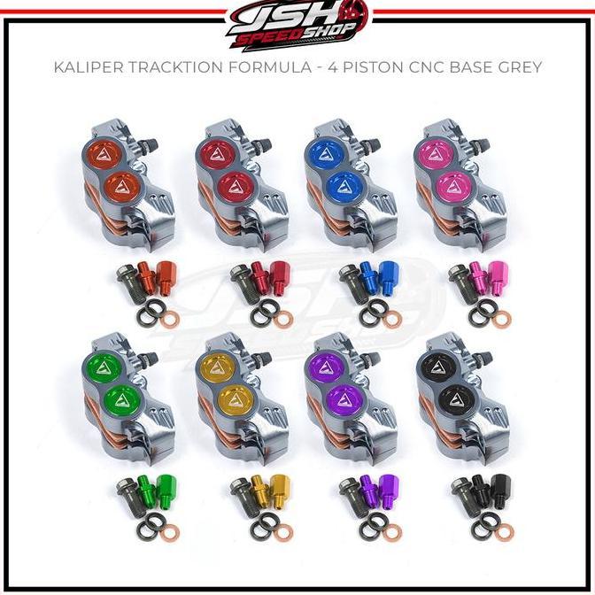 CALIPER KALIPER TRACKTION FORMULA CNC 4 PISTON UNIVERSAL