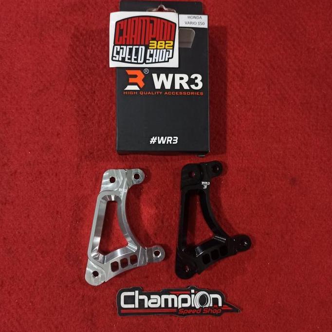 Bracket Kaliper Depan WR3 Brembo 2 Piston Vario 150 / 125 Disc 260mm