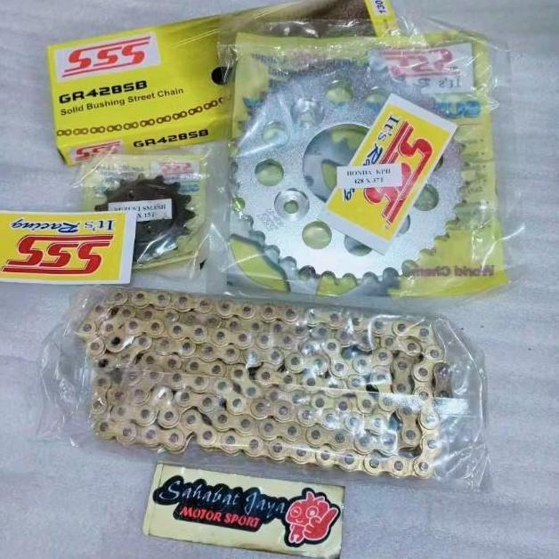 Gear Set SSS 428 Satria Fu Karbu Satria Fu Injeksi Facelift