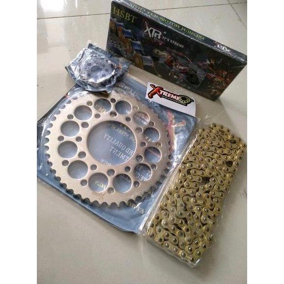 Gear set xtreme yamaha r15 v3 r15 v2 mx king vixion