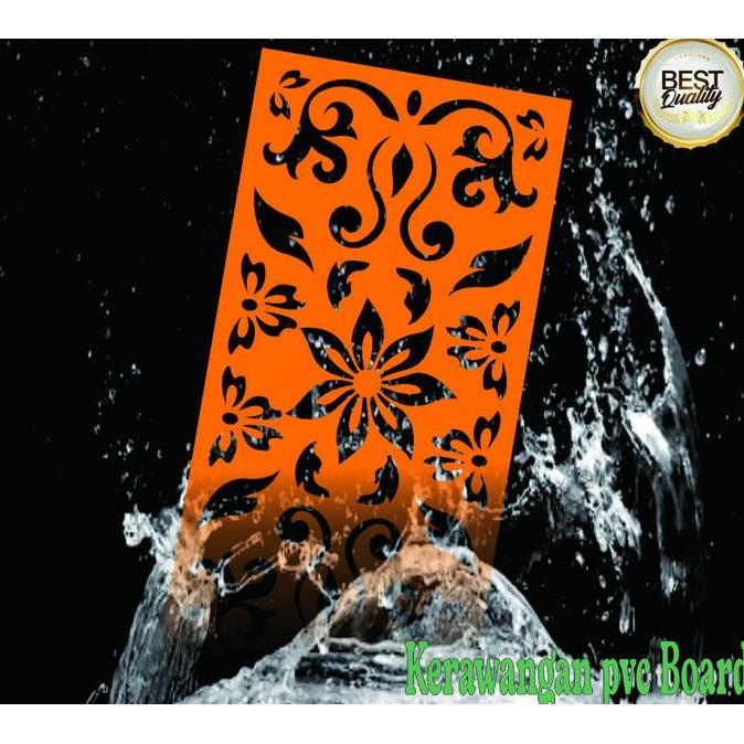 Decor- Krawangan Pvc Board / Ornamen Pvc Foam Board Tebal 5Mm /Partisi