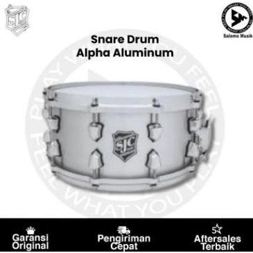 Snare Drum SJC Alpha Aluminium14x65 Chrome HW Original LC
