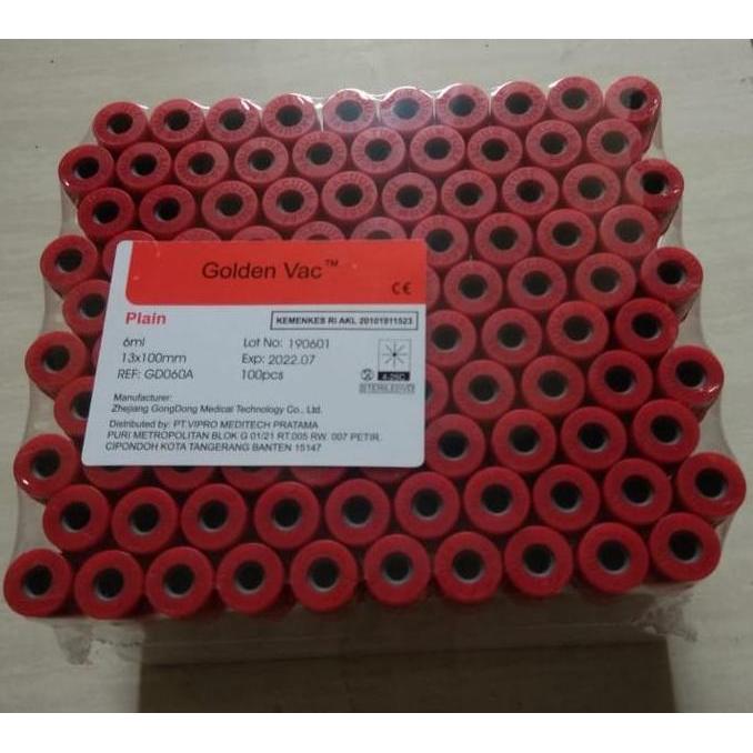 Tabung Plain - GOLDEN VAC