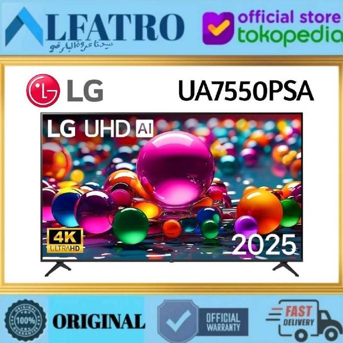 TERLARIS LD TV 75UA7550 UHD 4K SMART TV 75 INCHI 75UA7550PSA WEBOS