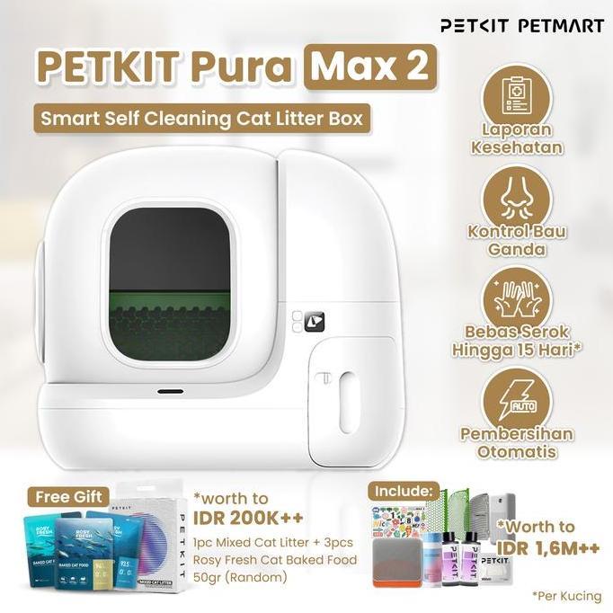 Nespt- Petkit Pura Max Smart Self Cleaning Cat Litter Box