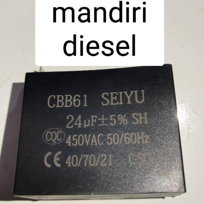 KAPASITOR 24 UF MESIN GENSET CAPACITOR GENSET BARU