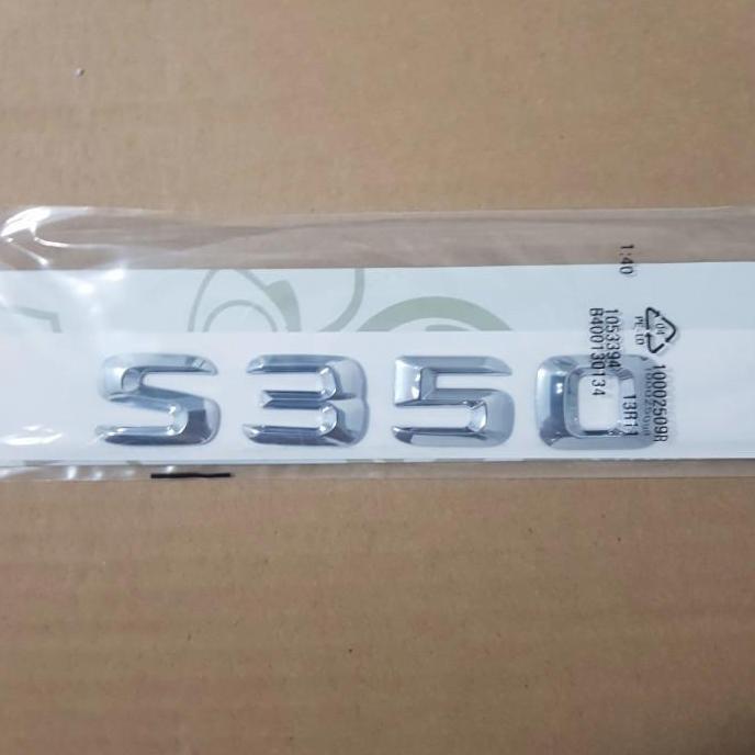 Banivestiwall - Emblem S350 Mercedes Benz / Emblem Tulisan S350 Mercy Original