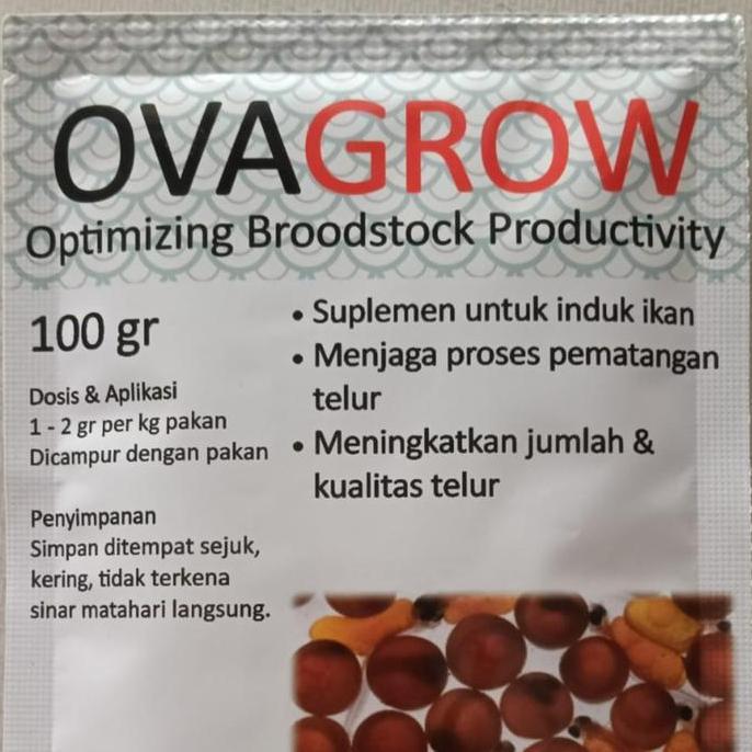 Duniaikanqita- Ovagrow 100 Gram / Vitamin E Untuk Indukan Ikan