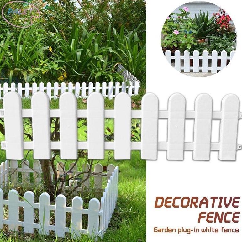 Promo Cod Pagar Taman Plastik/Pagar Taman/Pagar/Taman/Diy Dekorasi Pagar Taman/Pagar Putih Pagar Hia