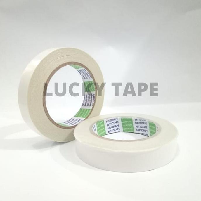 Terjaminmutu- Nitto Tape 1" Inch (4Mm) Double Tape Tahan Panas Selotip