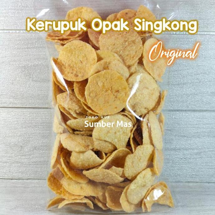 Cod,Bisa- Keripik Opak Singkong / Opak Gurih Asin / Kiloan 1 Kg