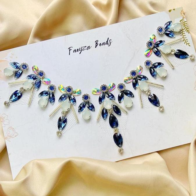 Lengkappoll- Payet Rangkai F18 / Payet Leher | Bisa Custom Rna Renda Elegant Anyaman Mutiara