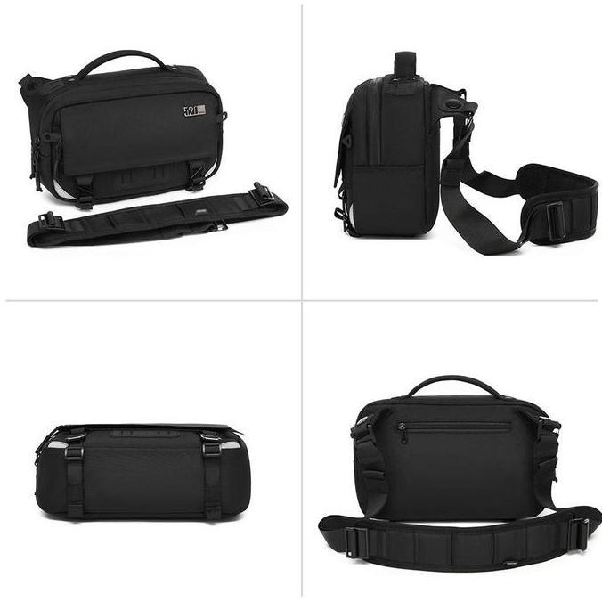 Tas Selempang Minimalis Ozuko Phantom #9897 Tas Selempang Pria Waterproof Sling Bag Tactical Cowok T