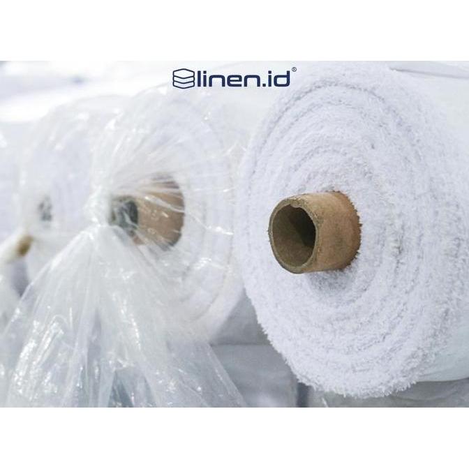Lengkappoll- Linen | Cotton 300Tc | [Bahan Sprei Putih] Kain Cotton Polos Plain 300Tc Lebar 300 Cm