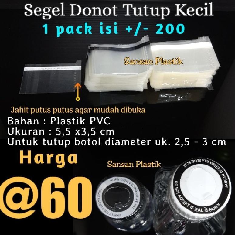 Segel Tutup Kecil Donot / Segel Tutup Fliptop / Segel Tutup Botol