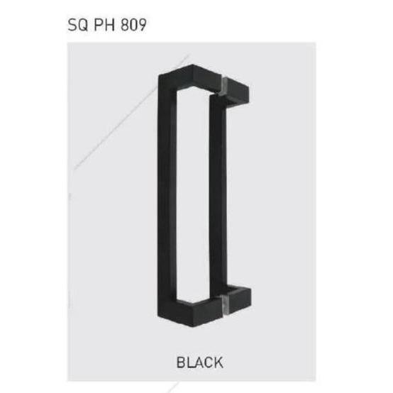 PULL HANDLE KOTAK SQ PH 809 30X15X350X380 BLACK AS 35 CM PH SQ 809