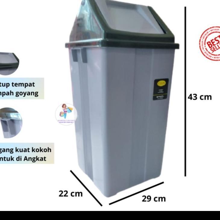 Tempat Sampah 15 Liter | Dustbin |Keranjang Sampah