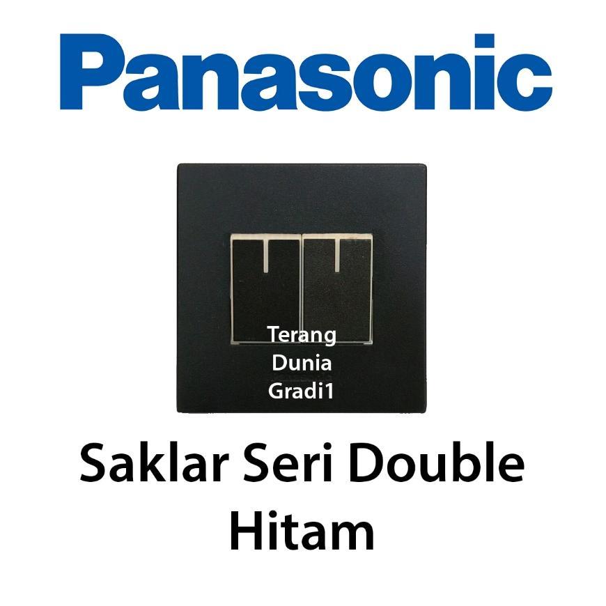 Saklar Seri Hitam Panasonic Saklar Double Hitam Panasonic Panasonic Saklar Double Hitam Saklar Seri 