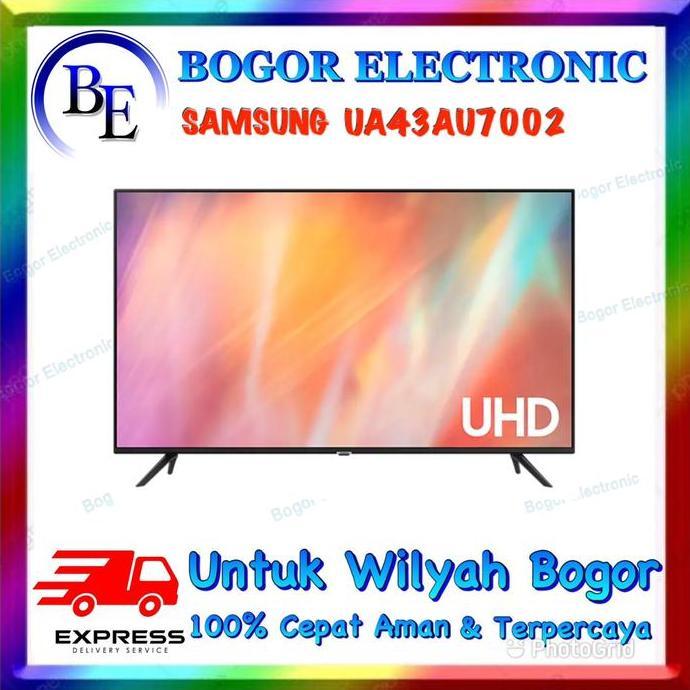 TERLARIS SAMSUNG LED SMART TV 4K 43 INCH | UA43AU7002 | 43AU7002 | CRYSTAL UHD