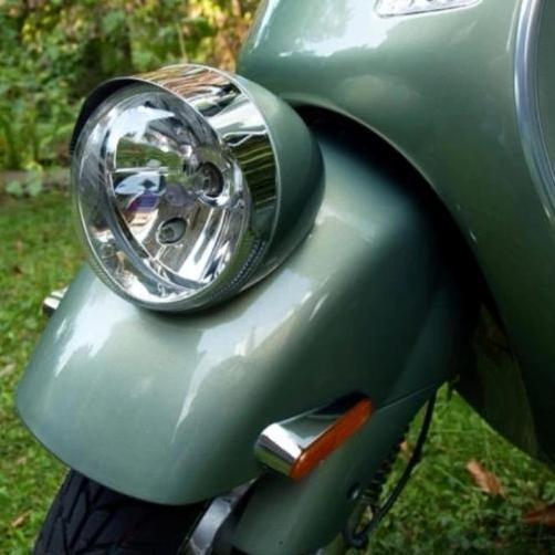 Petlamp Ring List Topi Sip Lampu Depan Headlamp Rim Vespa GTV Ori