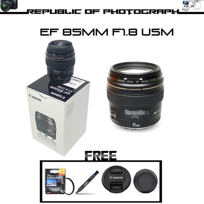 TERBARU - CANON EF 85MM F1.8 USM / LENSA CANON EF 85MM F1.8 USM/ CANON 85MM F1.8