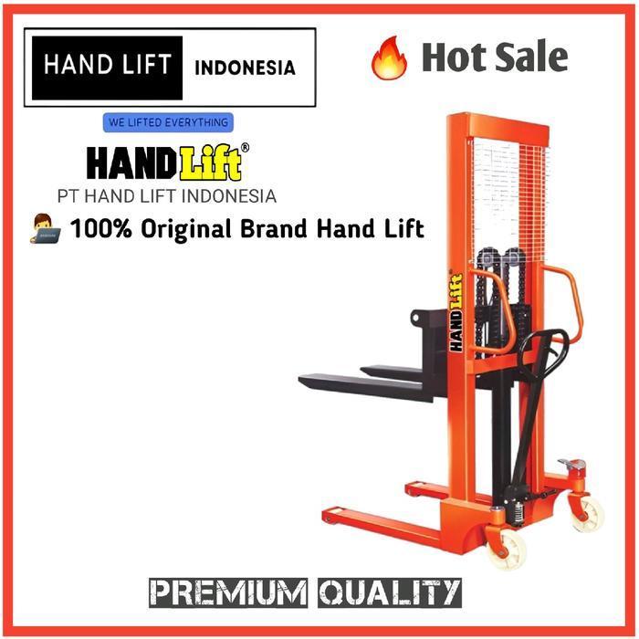 Hand Stacker 1 Ton 1.6 Meter Merk Hand Lift Original