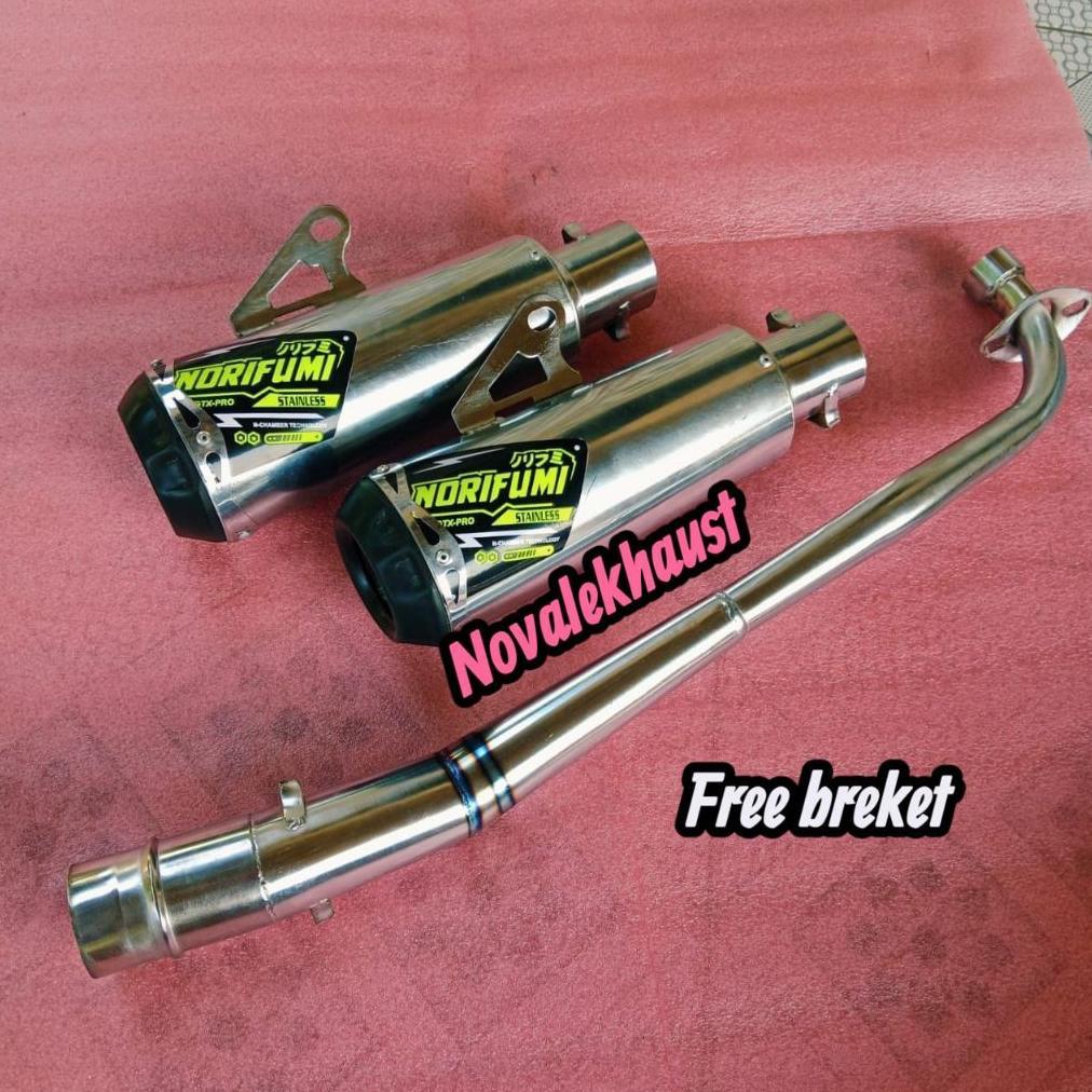 ARKATAMAMALL KNALPOT NORIFUMI ITEM UNTUK MOTOR BEBEK ALL VARIAN/TYPE SUPRA125 KARISMA JUPITER VEGA L