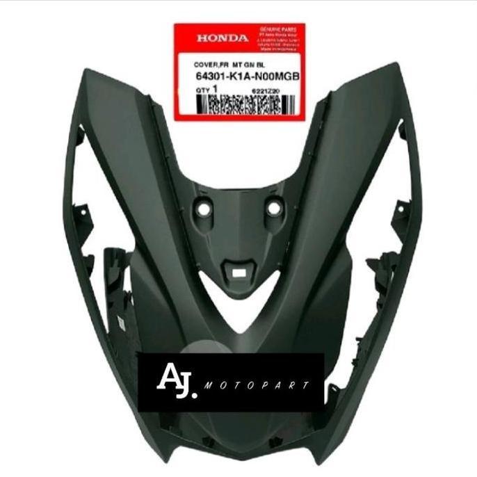 64301-K1A-N00MGB Tameng depan panel depan hitam dof beat terbaru K1A thn 2020-2023 asli honda