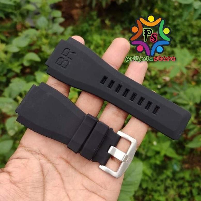 Tali Strap Karet Rubber Silicone For Jam Tangan Bell&Ross Bell Ross Tali Jam BR aksesoris jam