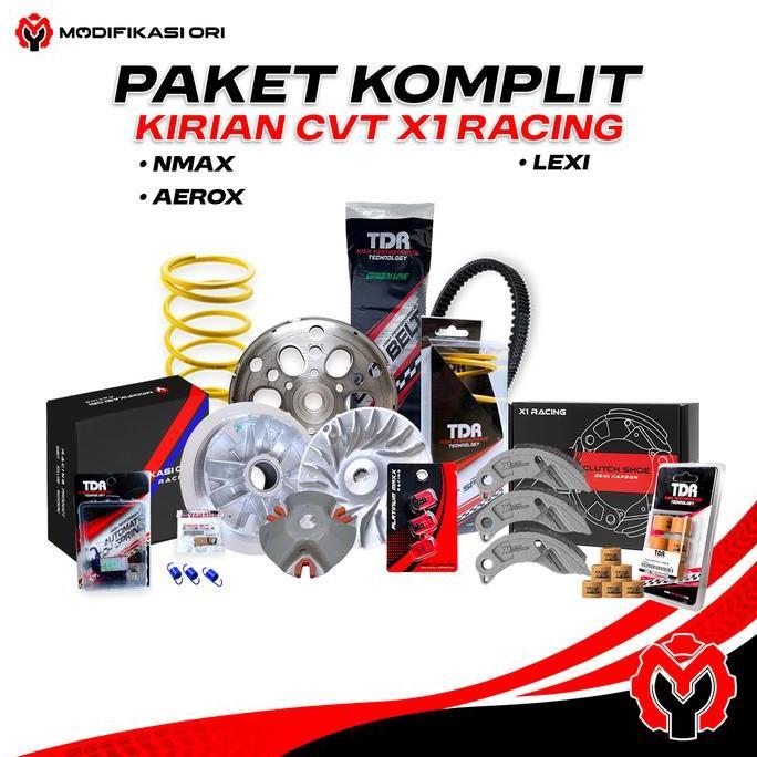 Paket Full Cvt Tdr 2Dp - Nmax Aerox Lexi - Per Cvt Racing - Paket Full Komplit Akselerasi Cvt Kirian