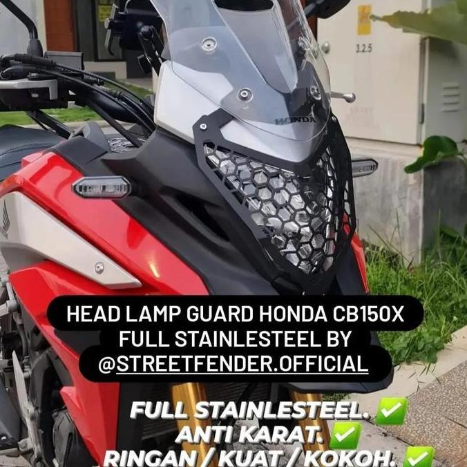 Headlamp Head Lamp Guard Cover Lampu Street Fender CB150X CB 150X