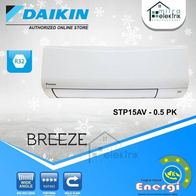 Terlaris Ac Daikin 1/2 Pk Stp15Av Standar