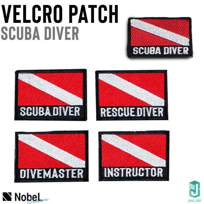 Cod,Bisa- Velcro Patch Scuba Diver|Nobel Outdoor|Bordir|