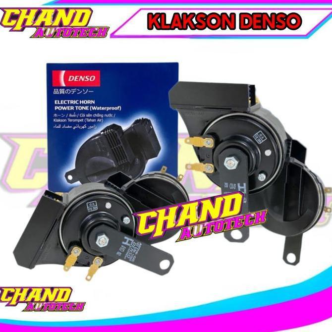 KLAKSON KEONG ORIGINAL DENSO WATERPROOF STEREO TAHAN AIR UNTUK MOBIL & MOTOR KLAKSON / HORN MOBIL DE