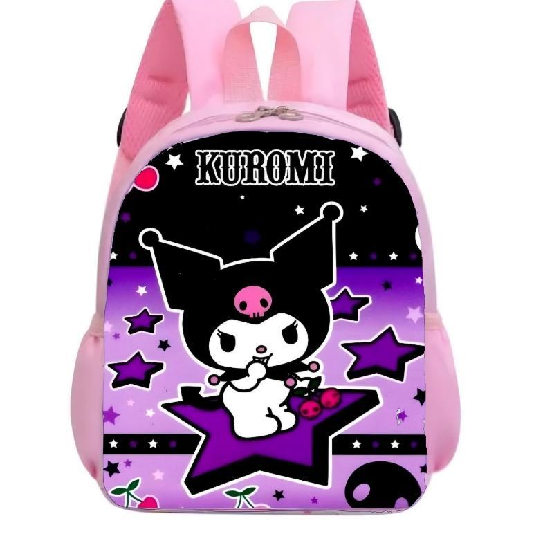 TERMURAH Tas Motif Kuromi Tas Sekolahan Tas Anak Lucu Tas Ransel Anak Perempuan Kuromi Mini Tas Anak