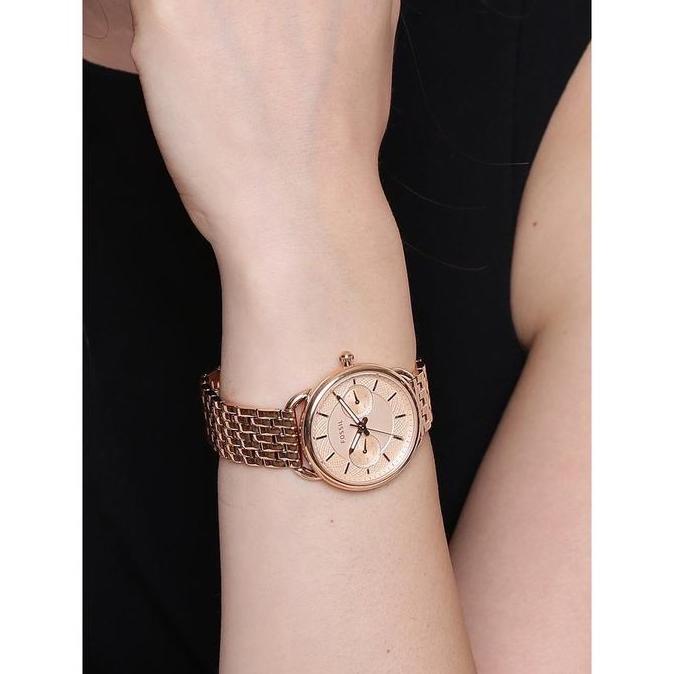 [ORIGINAL] Jam Tangan FOSSIL Tailor ES3713 Rosegold / Jam Wanita
