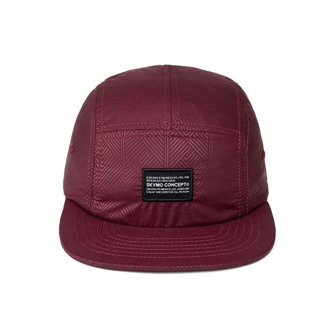 Skymo Apparel Caps Linear Maroon topi  skena