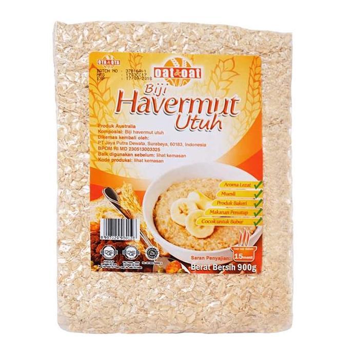 Nofrizalabadi - Ota & Ota Oatmeal Rolled Oat / Havermut Utuh 900Gr Halal