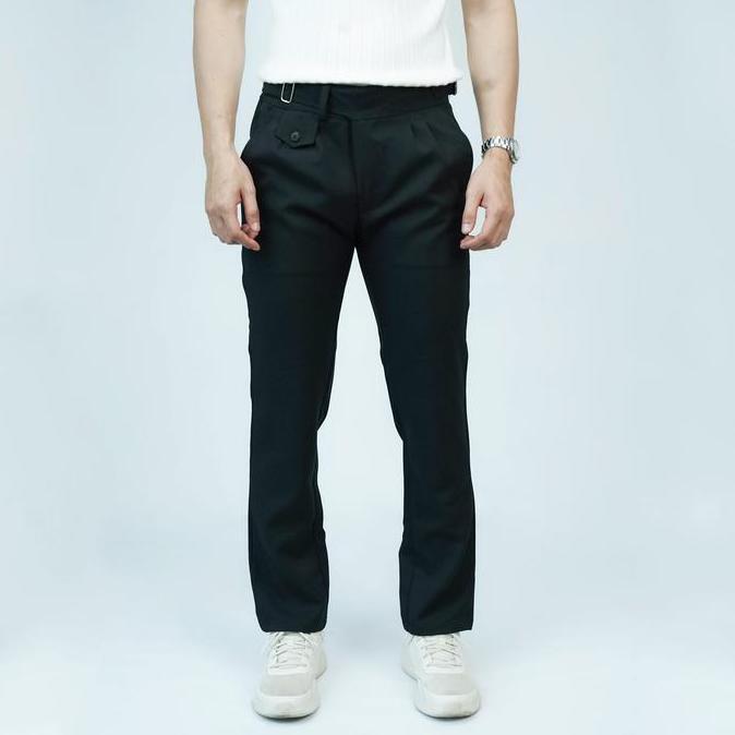 Trousers- Mubeng - Gurkha Pocket Pants Semi Wool.