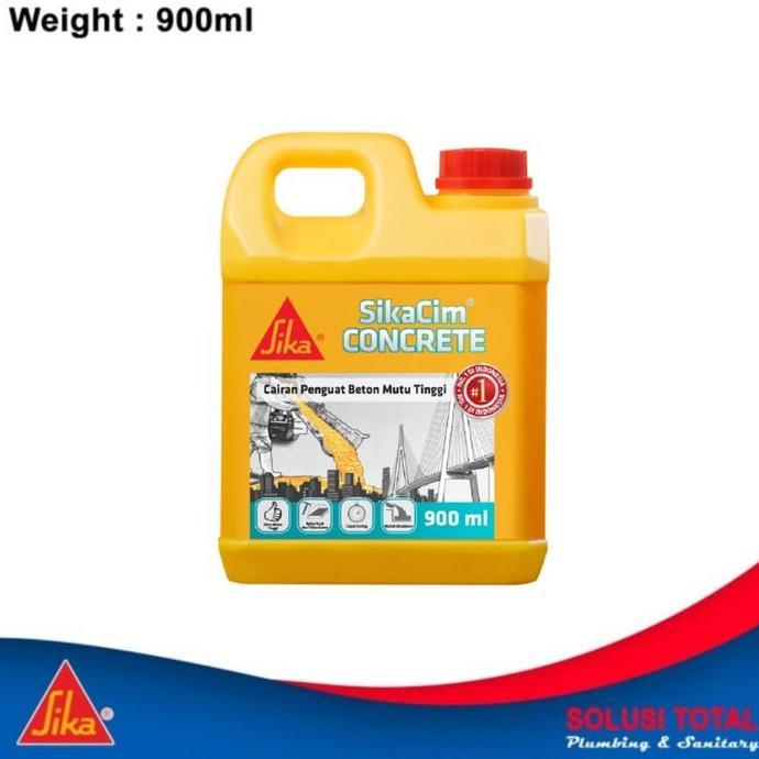 SikaCim Concrete Additive 900ML Obat Beton Percepat Pengerasan SIKA