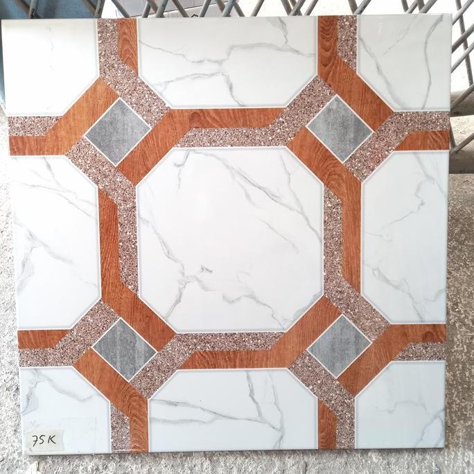 KERAMIK LANTAI 50X50 PUTIH MOTIF MARMER KW 1 - KERAMIK LANTAI -DINDING
