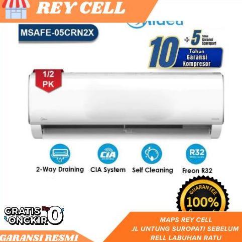 Terlaris Ac Midea 1/2 Pk Low Watt Msaf-05Crn Garansi Resmi