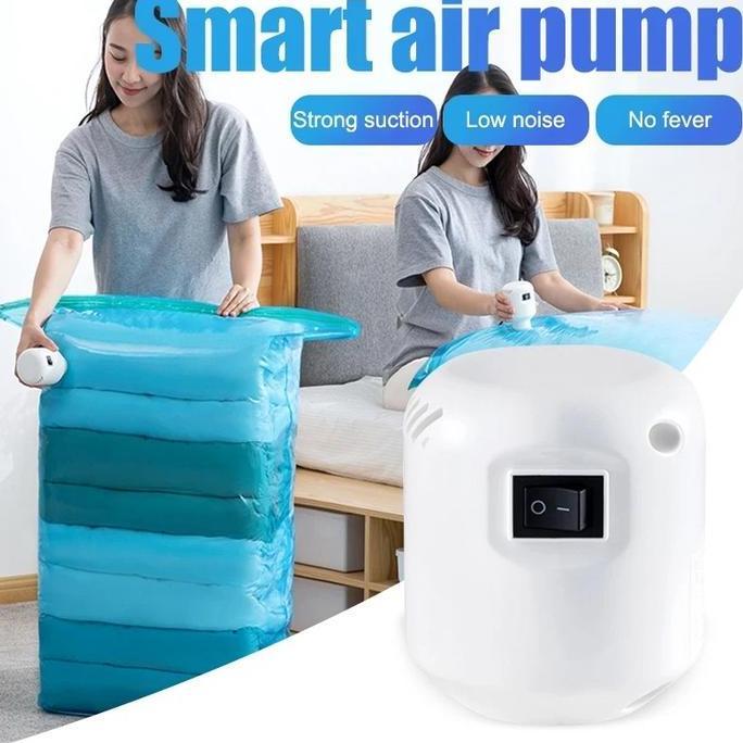 Minimalis Vacuum Bag Mesin - Alat Pompa Vakum Baju Design Mini Portable.